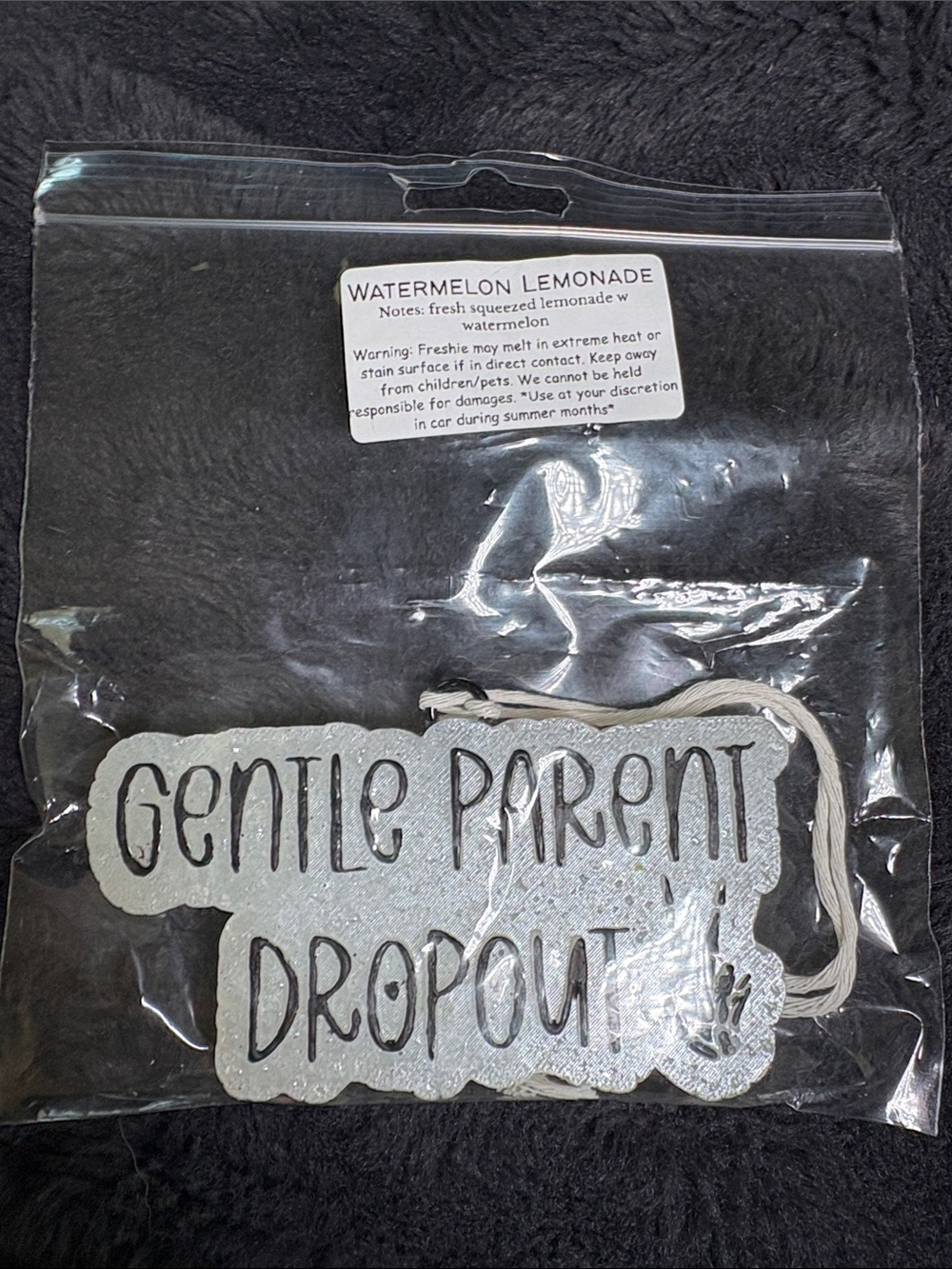 Watermelon Lemonade Car Freshie- Gentle Parent Dropout (Silver)